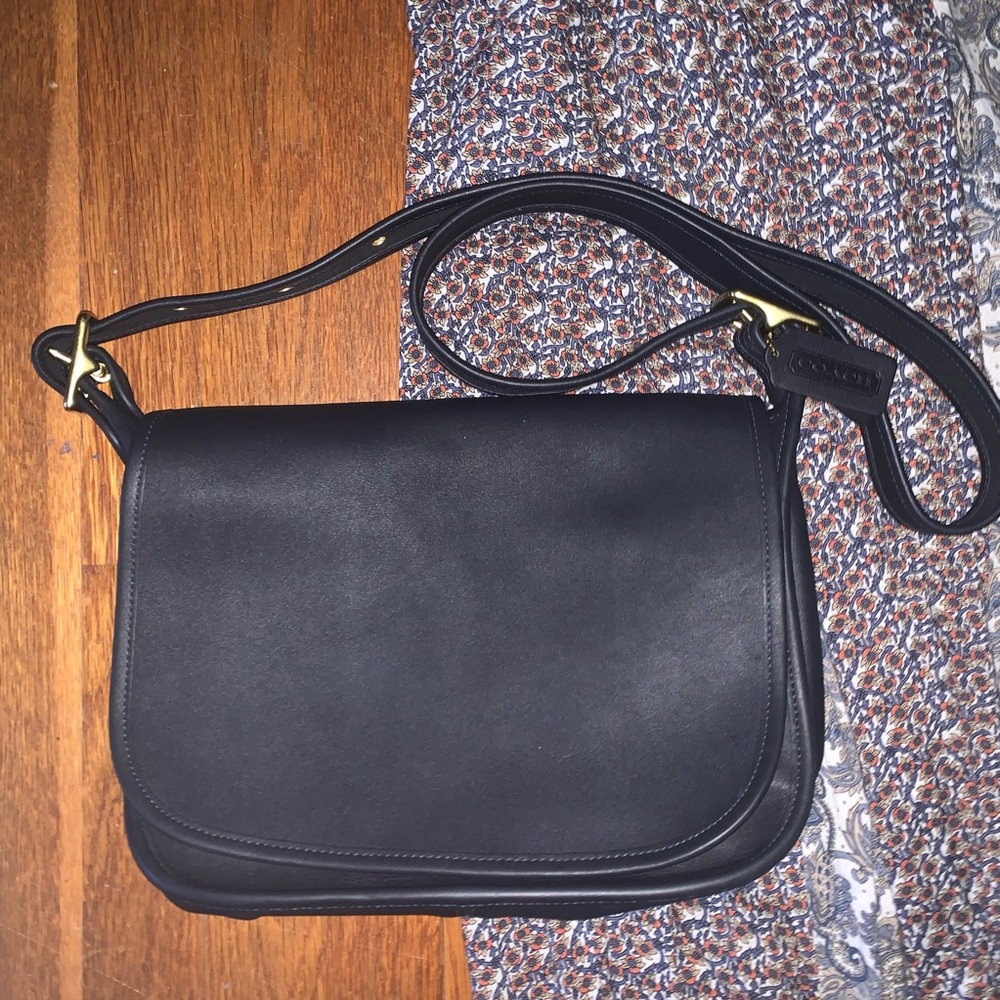 NWOT Coach Black Leather Patricia Legacy Crossbody